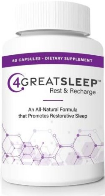 4GreatSleep — Melatonin, GABA & Ashwagandha (60 Capsules)