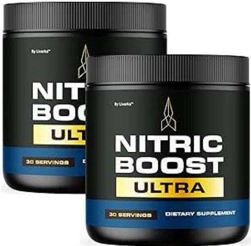 Nitric Boost Ultra Powder — 120 Servings (2 Pack)