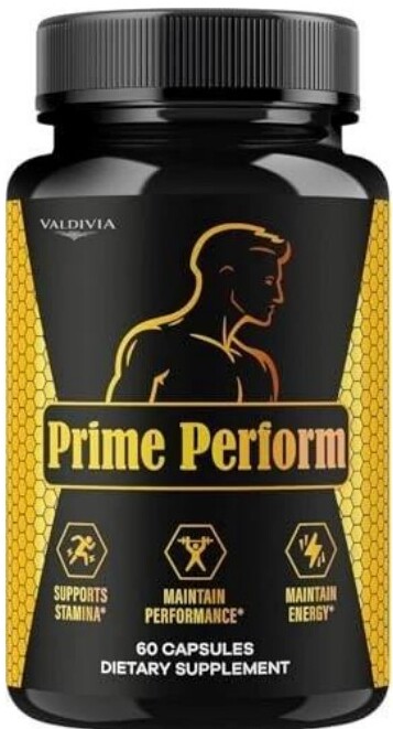 Valdivia Prime Perform — Men's Health Supplement (60 Capsules)